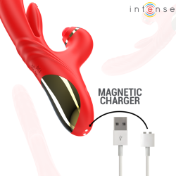 Intense - Rosalia Vibrateur Multifonction 3 En 1 Rouge